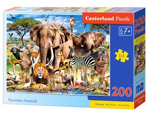 Picture of Puzzle 200 Zwierzęta sawanny B-222155