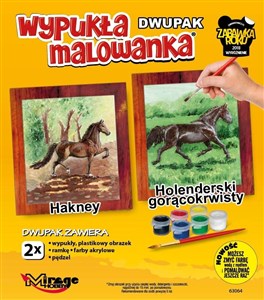 Picture of Wypukła malowanka Konie - Harkney + Holenderski