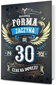 Picture of Karnet B6 Urodziny 30