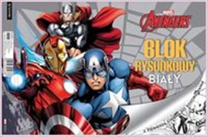 Picture of Blok rysunkowy biały A4 20 kartek Avengers 10 sztuk