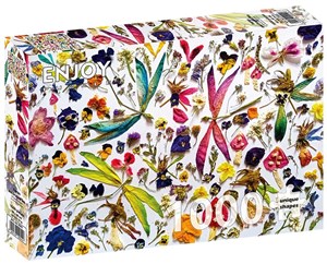 Picture of Puzzle 1000 Kwiaty i ważki