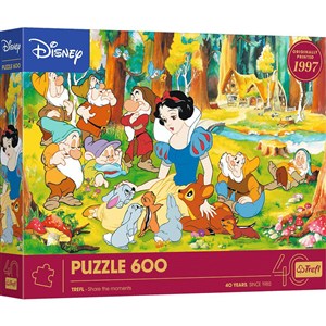 Picture of Puzzle 600 40-lecie Trefl Królewna Śnieżka 37603