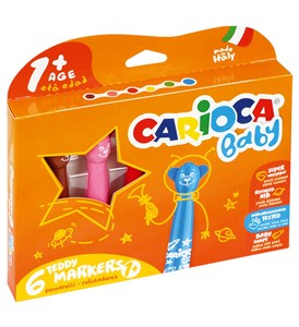 Obrazek Carioca Baby Pisaki Misiaki 6 kolorów
