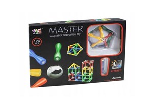 Obrazek Klocki magnetyczne Master 124 elementy