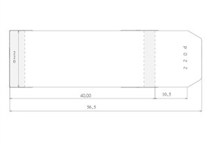 Picture of Okładka regulowana 220x580mm (50szt)