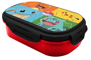 Obrazek Pudełko śniadaniowe Pokemon ze sztućcami PK00030