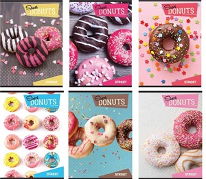 Picture of Zeszyt A6/40K Donuts (10szt) STREET