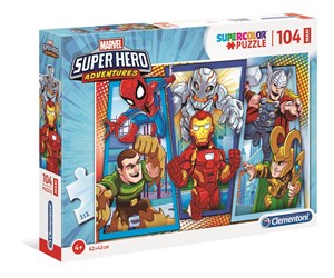 Obrazek Puzzle 104 Supercolor Maxi Marvel Super Hero Adventures
