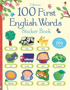 Picture of 100 First English Words Sticker Book