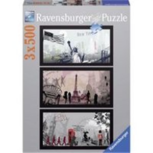 Obrazek Puzzle Trzy miasta 3X500