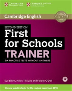 Picture of First for Schools Trainer Six Practice Tests without Answers with Audio