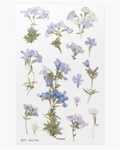 Obrazek Naklejki ozdobne kwiaty Floks artystyczne scrapbooking rękodzieło