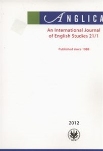 Obrazek Anglica An International Journal of English Studies 21/1 2012