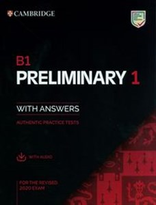 Picture of B1 Preliminary 1 for the Revised 2020 Exam Authentic practice tests with Answers with Audio