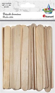 Picture of Drewniane patyczki proste 9x113mm 70szt