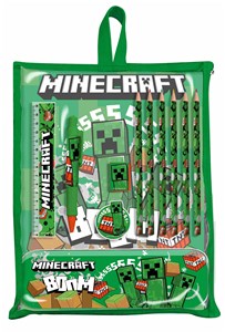 Obrazek Zestaw piśmienniczy Minecraft 12 elementów MC00040