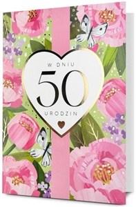 Obrazek Karnet B6 Urodziny 50