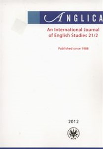 Obrazek Anglica An International Journal of English Studies 21/2 2012