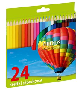 Picture of Kredki ołówkowe sześciokątne 24 kolory
