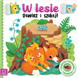 Picture of W lesie. Otwórz i szukaj! Książeczka rozkładanka z okienkami