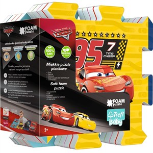Picture of Edukacyjna układanka Puzzlopianka Auta 3