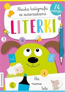 Obrazek Nauka kaligrafii ze zwierzakami Literki