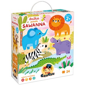 Picture of CzuCzu Dzikie puzzle Sawanna 2+