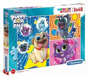 Picture of Puzzle Supercolor Puppy dog pals 3x48