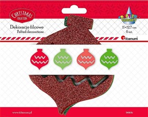 Picture of Filcowe bombki 6szt