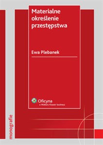 Picture of Materialne określenie przestępstwa