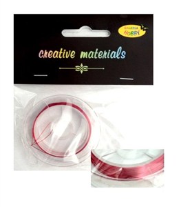 Obrazek Drut miedziany 0.3mm 10mb czerwony