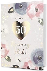 Picture of Karnet B6 Rocznica ślubu 50