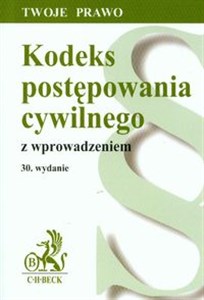 Picture of Kodeks postępowania cywilnego z wprowadzeniem