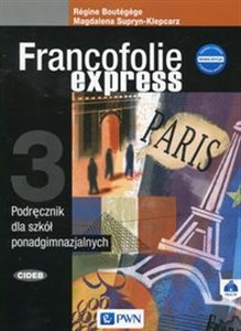 Picture of Francofolie express 3 Podręcznik + CD Szkoła ponadgimnazjalna