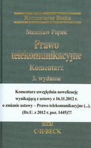 Obrazek Prawo telekomunikacyjne Komentarz