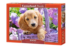 Picture of Puzzle 1000 Puppy in Basket C-103799