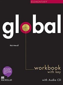 Obrazek Global Elementary WB + CD with key MACMILLAN