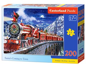 Picture of Puzzle 200 B-222254 Santa's Coming to Town B-222254