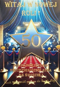 Obrazek Karnet Urodziny 50 4K