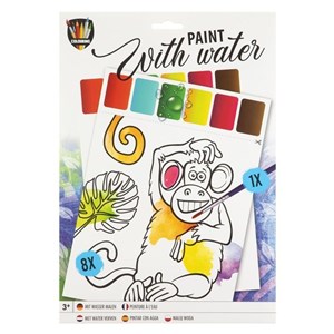 Picture of Kolorowanie wodne A4 Małpa