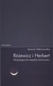 Różewicz i... - Joanna Adamowska -  Polish Bookstore 