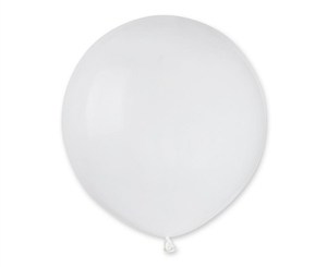 Picture of Balony pastelowe białe 48cm 25szt