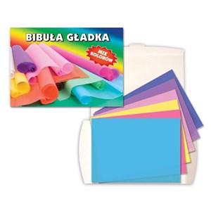 Picture of Bibuła gładka teczka c4 20 kolorów mix