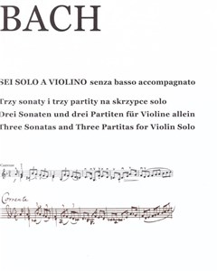 Picture of Sei Solo A Violino Johann Sebastian Bach