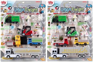 Obrazek Zestaw pojazdów i znaków MIX