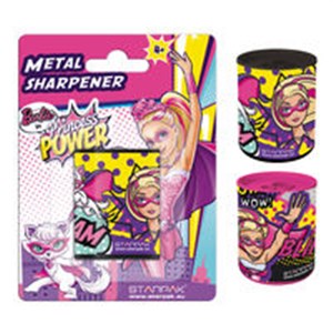 Obrazek Temperówka metalowa Barbie mix