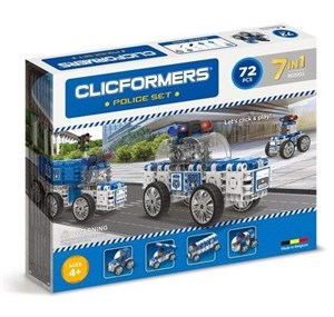 Picture of Clicformers Policja 72 elementy