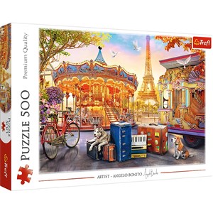 Obrazek Puzzle 500 Wakacje w Paryżu