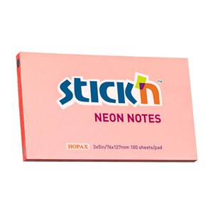 Picture of Notes samoprzylepny 127x76mm różowy neon 100 kartek