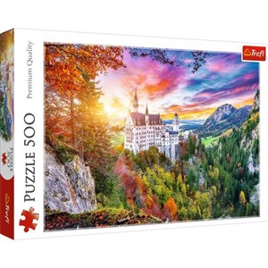 Picture of Trefl puzzle 500 Widok na zamek Neuschwanstein